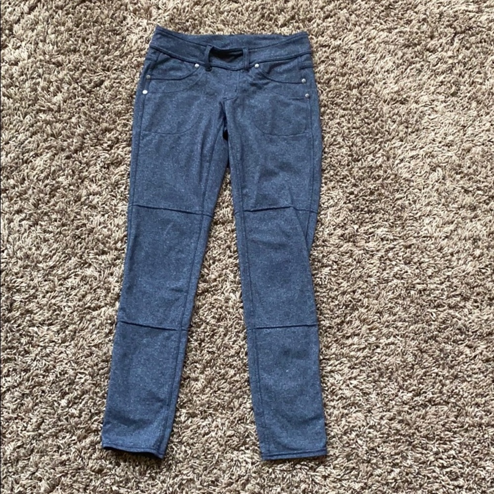 Athleta denim looking leggings. XXS petite